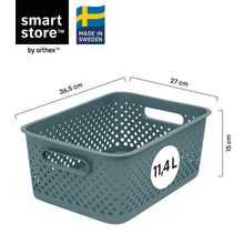 Load image into Gallery viewer, SmartStore Essence Large 11.4L Storage Basket, 3 Pack Organiser Bins, Underseas