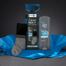 Load image into Gallery viewer, Dove Men+Care Cleanse+Care Wash &amp; Socks Gift Set 1 piece, Choose pack 1,2,3 or 4