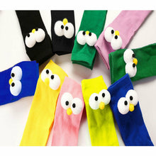 Load image into Gallery viewer, Flo Novelty Cotton Knee High Large Big Eyes Socks, UK Size 7-11