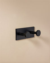 Load image into Gallery viewer, COSMIC Hook Black Matte Adhesive Measures 4.5 x 4.5 x 11 cm