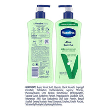 Load image into Gallery viewer, Vaseline Intensive Care Aloe Soothe Body Lotion, 600ml for Dry Skin Care