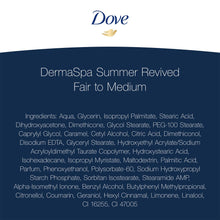 Load image into Gallery viewer, 3pk of 200ml Dove DermaSpa Summer Revived Face Cream with Cell Moisturisers