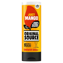 Load image into Gallery viewer, Original Source Vegan Shower Gel with 100% natural Fragrance 500ml, 6 Pack