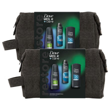 Load image into Gallery viewer, Dove Men+Care Restore Essentials Washbag Collection 3 Pieces Gift Set for Him