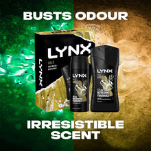 Load image into Gallery viewer, Lynx Gold Body Wash 225ml &amp; Body Spray 150ml 2Pcs Gift Set for Him