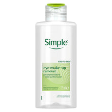 Load image into Gallery viewer, Simple Eye Make-Up Remover 125ml &amp; Remover Pads 3 Pack Bundle