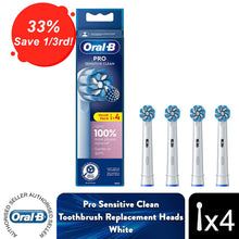 Load image into Gallery viewer, Oral-B Pro Sensitive Clean X-Filaments Toothbrush Replacement Heads, Pack of 4