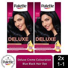 Load image into Gallery viewer, Palette Hair Dye Deep Black, Blue-Black, Blonde, Brown, Chocolate,Golden Chesnut
