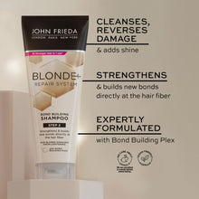 Load image into Gallery viewer, John Frieda Blonde + Repair Haircare Range- Shampoo, Conditioner &amp; Pre-Treatment