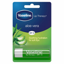 Load image into Gallery viewer, Vaseline Lip Balm Stick Aloe Vera 4g, 8 Pack Lip Therapy Moisturising Lip Care