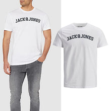 Load image into Gallery viewer, Jack &amp; Jones Jorcholl Tshirt Crew Neck - White - Size S
