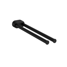 Load image into Gallery viewer, COSMIC Architect Swivel Towel Rack | Black | 2 Arms | Wall Mount