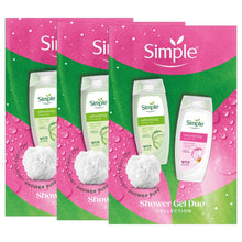 Load image into Gallery viewer, Simple Shower Gel Gift Set Nourishing &amp; Refreshing Gentle Skincare for Body