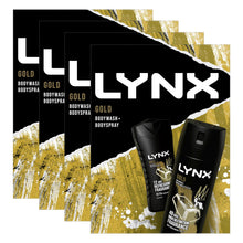 Load image into Gallery viewer, Lynx Gold Body Wash 225ml &amp; Body Spray 150ml 2Pcs Gift Set for Him