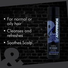 Load image into Gallery viewer, 6x 250ml Toni &amp; Guy Anti-Dandruff 2 in 1 Shampoo for Men with mineral extract