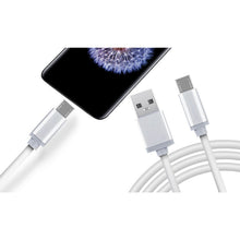 Load image into Gallery viewer, Powerz USB Data Charger Cable for Micro USB 1.2m - White