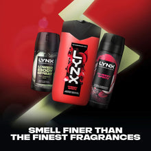 Load image into Gallery viewer, LYNX Fine Fragrance Cherry Spritz Washbag Collection Gift Set 3 piece, Choose Your Pack Size 1,2,3 or 4