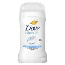 Load image into Gallery viewer, Dove Women Classic Fresh Anti-Perspirant Deo Stick w/ 48H Protection 50ml, 6 Pk