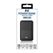 Load image into Gallery viewer, FX Power Bank 5000 mAh with Type C Input, Compitable with smartphones - Mint
