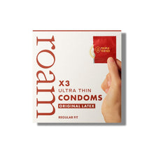 Load image into Gallery viewer, Roam Original Latex Condom - Safer Sex &amp; Contraception Regular Fit, 12 Pack