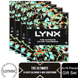 Lynx Advent Calendar 24 Day Grooming Gift Set with Shower Gel Deodorant & Sprays