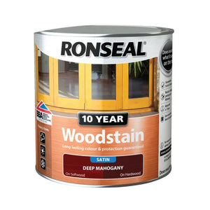 10 Year Woodstain Deep Mahogany 2.5 litre