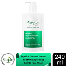 Load image into Gallery viewer, Simple Facial Cleanser Purify, Repair, Hydrate, Age Resist, Smooth+ Gel, 240ml