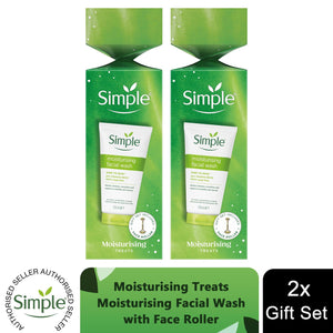 Simple Gift Set Moisturising Treats Skincare Face Wash 150ml Gentle Care Set