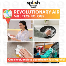 Load image into Gallery viewer, Splesh Mango &amp; Passionfruit Kitchen Towel 3 Ply Ultra Absorbent XL Roll, 18 Rolls