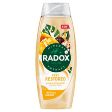 Load image into Gallery viewer, Radox Mineral Therapy Feel Restored Shower Cream with Cocoa Butter 450ml, 3 Pack