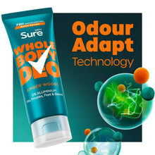 Load image into Gallery viewer, Sure Men Whole Body Deodorant Cream Amber Woods with 72H Odour Control 75ml, 6PK