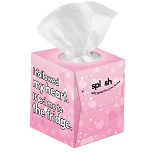 Splesh Ultra Soft Tissues 3-Ply Pack of 12 Cube Tissue Boxes, Total 672 Tissues