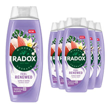 Load image into Gallery viewer, Radox Mineral Therapy Feel Renewed Shower Cream Moisturising Wash 450ml, 6 Pack