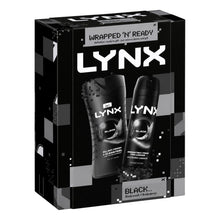 Load image into Gallery viewer, Lynx Black Duo Gift Set 2 piece, Choose Your Pack Size 1,2,3 or 4