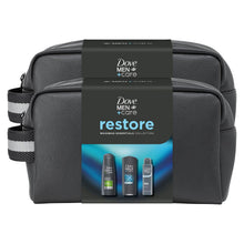 Load image into Gallery viewer, Dove Men+Care Gift Set Restore Clean Comfort Bodywash, Shampoo, Deodorant &amp; Pad