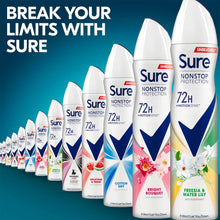 Load image into Gallery viewer, Sure Women Antiperspirant 72H Nonstop Protection Freesia&amp;Water Lily Deo,3x250ml