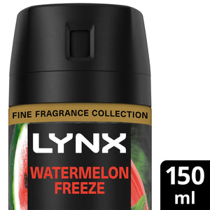 Lynx Men Deodorant Watermelon Freeze with 72Hrs Freshness 150ml, 3 Pack