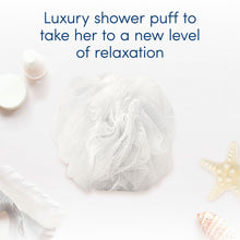 Load image into Gallery viewer, Dove Relax Body Wash Collection 2 Pieces Gift Set for Her with Shower Puff