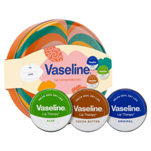Load image into Gallery viewer, Vaseline Lip Loving Collection 3 Pieces Lip Balm Tin Gift Set for Her