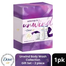 Load image into Gallery viewer, DOVE Unwind Body Wash Collection Gift Set 2 piece, Choose Your Pack Size 1,2,3 or 4