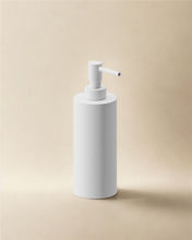 Load image into Gallery viewer, COSMIC Architect Sp Elegant and Circular Design Bathroom Soap Dispenser. Countertop Dispenser for Bathroom and Kitchen Made of Metal. Refillable 240 Ml Accessory in Matte White Color