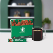 Load image into Gallery viewer, Starbucks Medium Roast Instant Coffee Sachets 50 Pack - Smooth Rich Blend, 2.3g