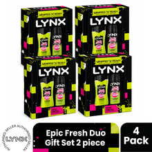 Load image into Gallery viewer, LYNX Epic Fresh Duo Gift Set 2 piece for Men, Choose Your Pack Size 1,2,3 or 4