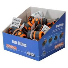 Load image into Gallery viewer, FAIHOSEWCBUL Plastic Water Stop Hose Connector 1/2in (Box 30)