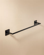 Load image into Gallery viewer, COSMIC Towel rail Black Matte Adhesive Measures 4.5 x 7 x 30 cm