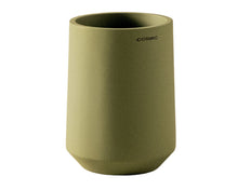 Load image into Gallery viewer, COSMIC Saona Resin Toothbrush Holder, Round, Countertop, Olive Color
