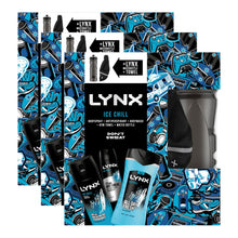 Load image into Gallery viewer, Lynx DON'T SWEAT Ice Chill Collection Gift Set for Him with Gym Towel &amp; Bottle