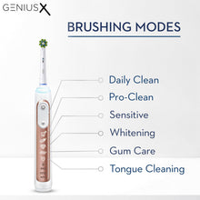 Load image into Gallery viewer, Oral-B Genius X Bluetooth Smart Rechargeable Toothbrush, Rose Gold