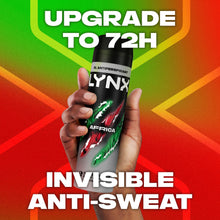 Load image into Gallery viewer, Lynx XL Antiperspirant Africa The G.O.A.T. of Fragrance Deodorant 200ml, 6 Pack