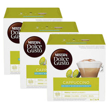 Load image into Gallery viewer, Nescafe Dolce Gusto Coffee Pods 3x Boxes / 24 Caps Skinny Cappuccino